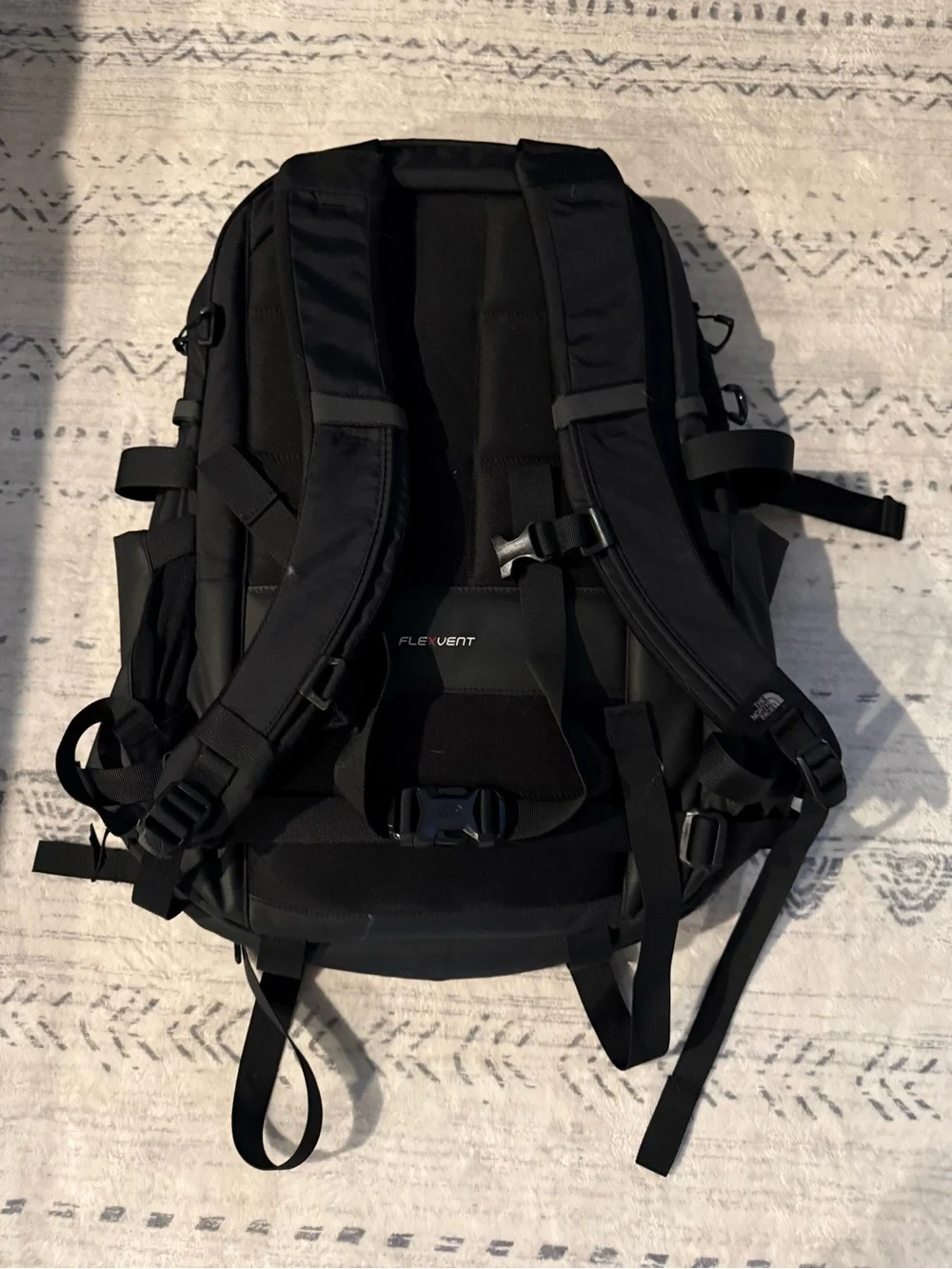 The North Face Black Router Backpack for Men